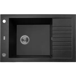laveo-pionier-zlewozmywak-1-komorowy-czarny-z-polociekaczem-78x50-cm