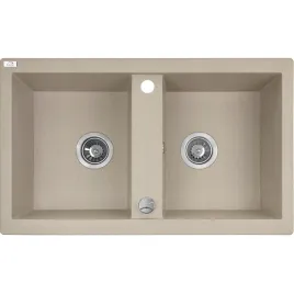 laveo-barbados-zlewozmywak-granitowy-2-komorowy-bezowy-78x48-cm