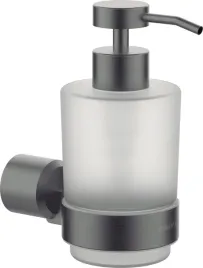 dozownik-mydla-scienny-ze-szkla-i-mosiadzu-titanium-0-2l-zestaw-montazow