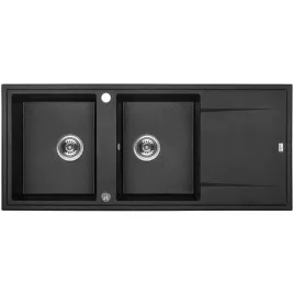 zlewozmywak-2-komorowy-megalo-czarny-z-ociekaczem-i-syfonem-space-saving
