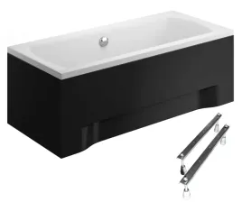 wanna-prostokatna-polimat-ines-190x90-czarna-obudowa-gratis-nogi