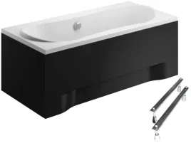 wanna-prostokatna-polimat-long-180x80-czarna-obudowa-gratis-nogi