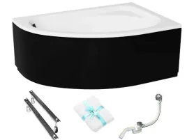 besco-wanna-150x100-cornea-prawa-z-czarna-obudowa-syfon