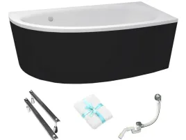 besco-wanna-150x70-milena-prawa-z-czarna-obudowa-syfon