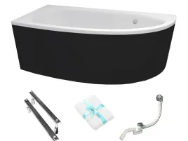 besco-wanna-150x70-milena-lewa-z-czarna-obudowa-syfon