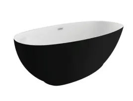 wanna-wolnostojaca-kivi-czarny-mat-165x75