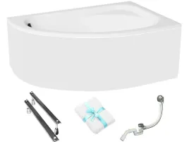 wanna-narozna-besco-cornea-140x80-prawa-biala-obudowa-gratis-syfon-nogi