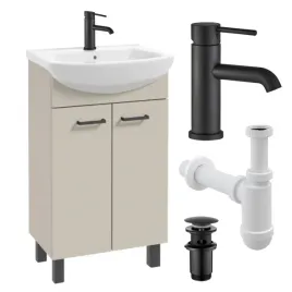 szafka-do-lazienki-z-umywalka-50-cm-kaszmir-bezowy-matowa-z-bateria-czarna