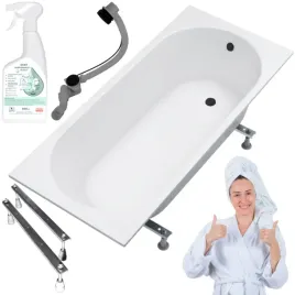 wanna-prostokatna-kronos-oval-170x75-slim-syfon-czarny-preparat-5w1