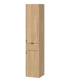 slupek-meblowy-lazienkowy-wiszacy-cersanit-ovida-30-dab-hikora-30x30x150cm
