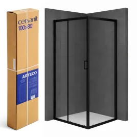 cersanit-arteco-kabina-prostokatna-czarna-100x80x190cm-szklo-transparentne