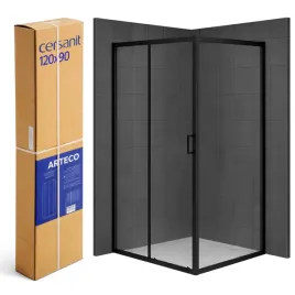 cersanit-arteco-kabina-prostokatna-czarna-120x90x190cm-szklo-transparentne