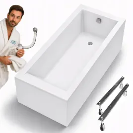 wanna-prostokatna-kronos-square-170x70-biala-z-obudowa-i-syfonem