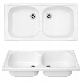 zlewozmywak-zd-40-bialy-80x40-dwukomorowy-akrylowy-polimat