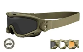 gogle-balistyczne-wiley-x-spear-dual-smoke-clear-rust-tan-frame-sp293dlt