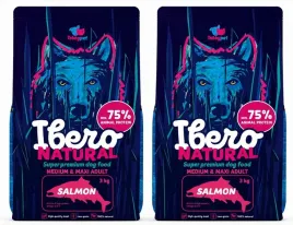 ibero-natural-adult-medium-maxi-salmon-losos-2x3kg
