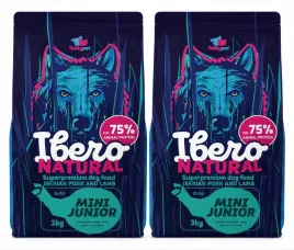 ibero-natural-junior-mini-pork-and-lamb-2x3kg