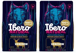 ibero-grain-free-medium-and-maxi-adult-venison-dziczyzna-2x2kg