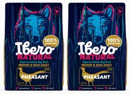 ibero-grain-free-medium-and-maxi-adult-pheasant-bazant-2x2kg