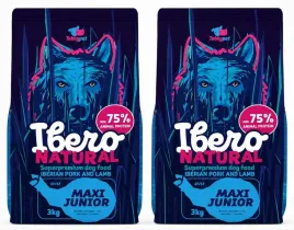 ibero-natural-junior-maxi-pork-and-lamb-2x3kg