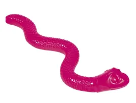 nobby-tpr-snake-42-cm-rozowa-zabawka-dla-psa-plywajacy-waz