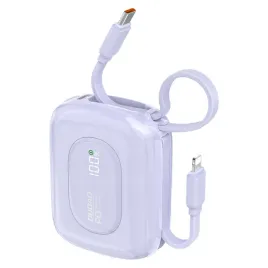 powerbank-dudao-k32-225w-10000-mah-z-wbudowanym-kablem-usb-c-lightning