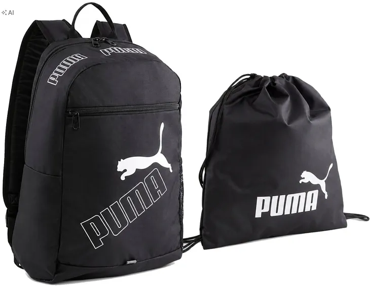 PUMA PLECAK SPORTOWY DAMSKI MĘSKI MŁODZIEŻOWY SZKOLNY + WOREK NA BUTY