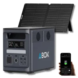 stacja-zasilania-abok-ark2000-panel-solarny-przenosny-100w-solax-allpowers