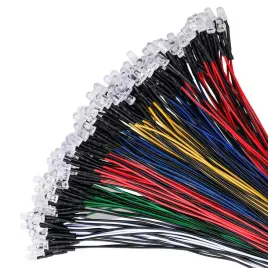 diody-led-5-mm-12v-100-szt-5-kolorow-z-przewodami-yixisi