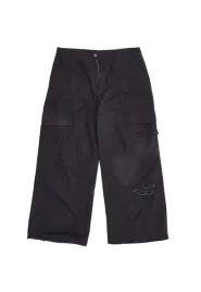 jaded-london-black-ripstop-xl-cargos-bojowki-w30
