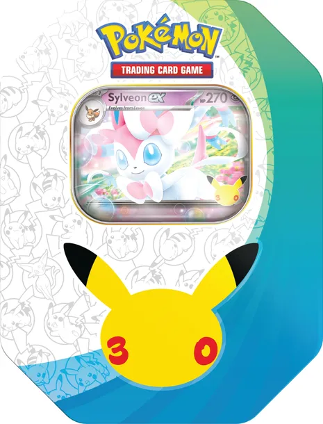 Zestaw kart Pokemon TCG: 30th Celebration - Sylveon ex Tin PREORDER