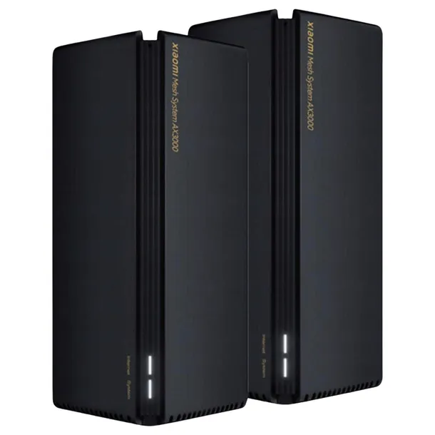 Xiaomi - System Mesh Wi-Fi AX3000 (2-pack) Wi-Fi 6 2976 Mb/s