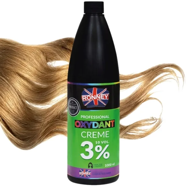 RONNEY OXYDANT WODA UTLENIONA W KREMIE UTLENIACZ OKSYDANT 3% 10 VOL 1000 ML
