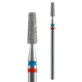 staleks-frez-diamentowy-duo-stozek-czerwono-niebieski-25-8-mm-fa70rb025-8