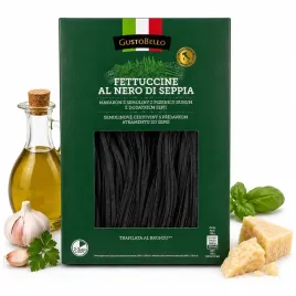 gusto-bello-fettuccine-al-nero-di-seppia-makaron-z-dodatkiem-sepii-250g