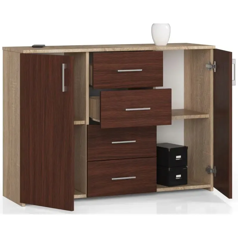 komoda-pokoj-dzieciecy-110-sonoma-wenge-2-drzwi-stan-nowy