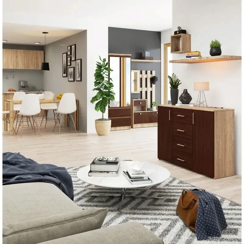 komoda-pokoj-dzieciecy-110-sonoma-wenge-2-drzwi-stan-nowy