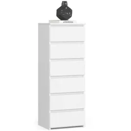 waska-biala-komoda-40-cm-do-salonu-6-szuflad