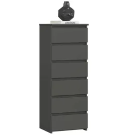 waska-komoda-40cm-grafit-szary-do-salonu-6-szuflad