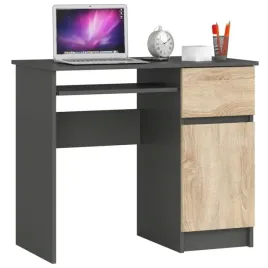 biurko-dla-dziecka-1-szuflada-szare-artisan-90-cm