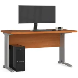 nowoczesne-biurko-olcha-szare-metalowe-nogi-135-cm