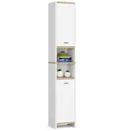 wysoki-bialy-regal-lazienkowy-180-cm-2-drzwi-mat