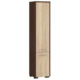 szafka-regal-lazienkowy-drzwi-5-polek-wenge-sonoma