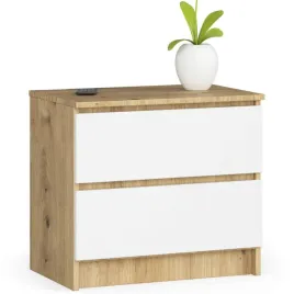 pojemna-komoda-60-2-szuflady-artisan-biale-fronty