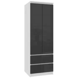pojemna-szafa-60-do-sypialni-biala-grafit-szuflady