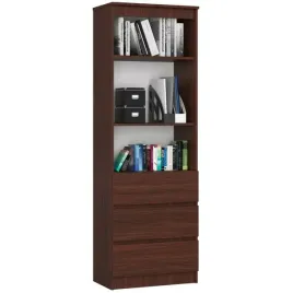 pojemny-regal-wenge-mat-3-szuflady-3-polki-60-cm