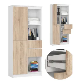 pojemny-regal-dzieciecy-80-cm-bialy-sonoma-7-polek