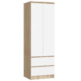 pojemna-szafa-do-sypialni-dab-sonoma-biala-60-cm