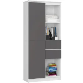 regal-do-salonu-bialy-szary-2-szuflady-1-drzwi-80