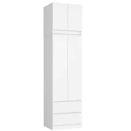 szafa-z-nadstawka-biala-1-drazek-2-szuflady-60-cm